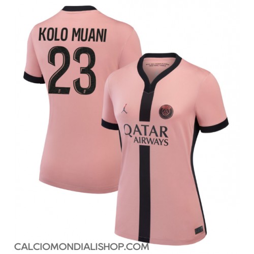 Maglie da calcio Paris Saint-Germain Randal Kolo Muani #23 Terza Maglia Femminile 2024-25 Manica Corta